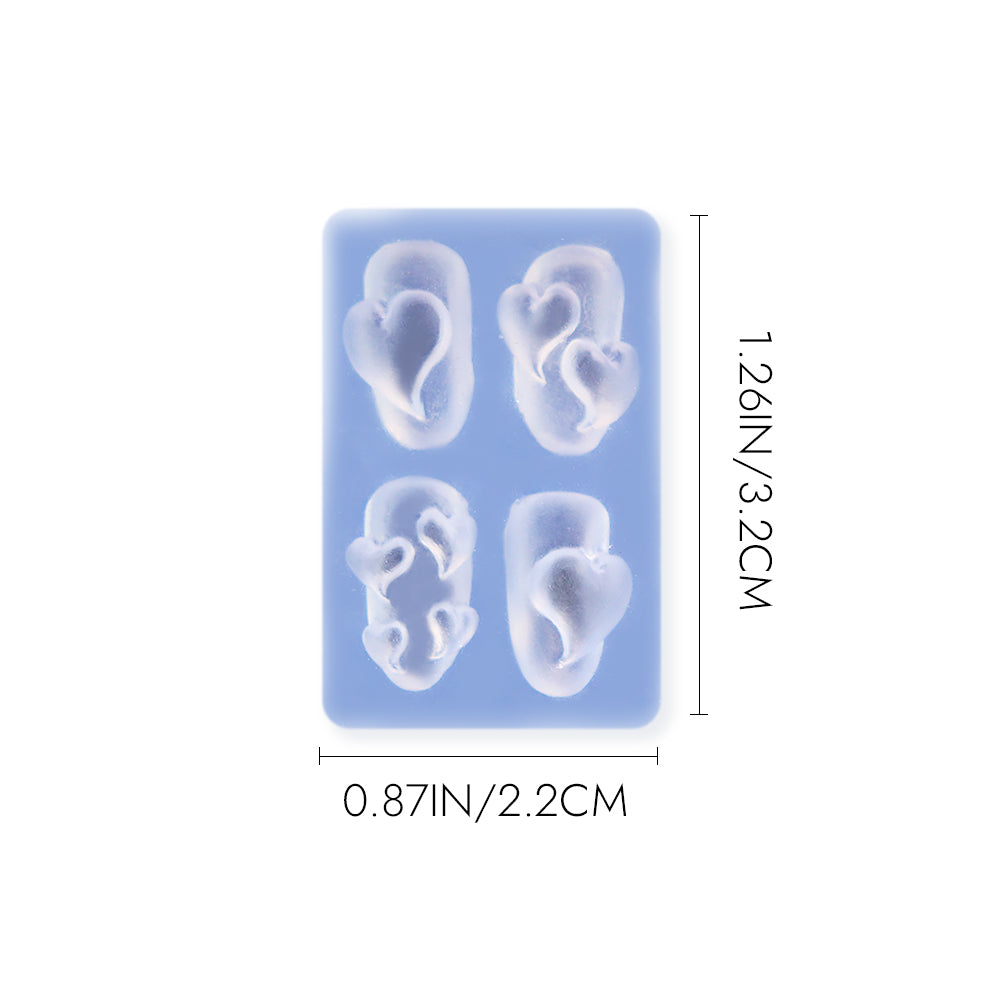 3D Nail Art Mold (Upgrade) - #17 Heart
