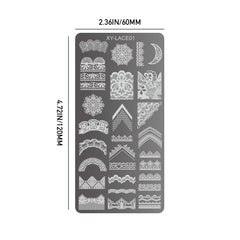 Nail Stamping Plates - Lace