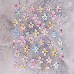 5D Nail Sticker - Lily FLower