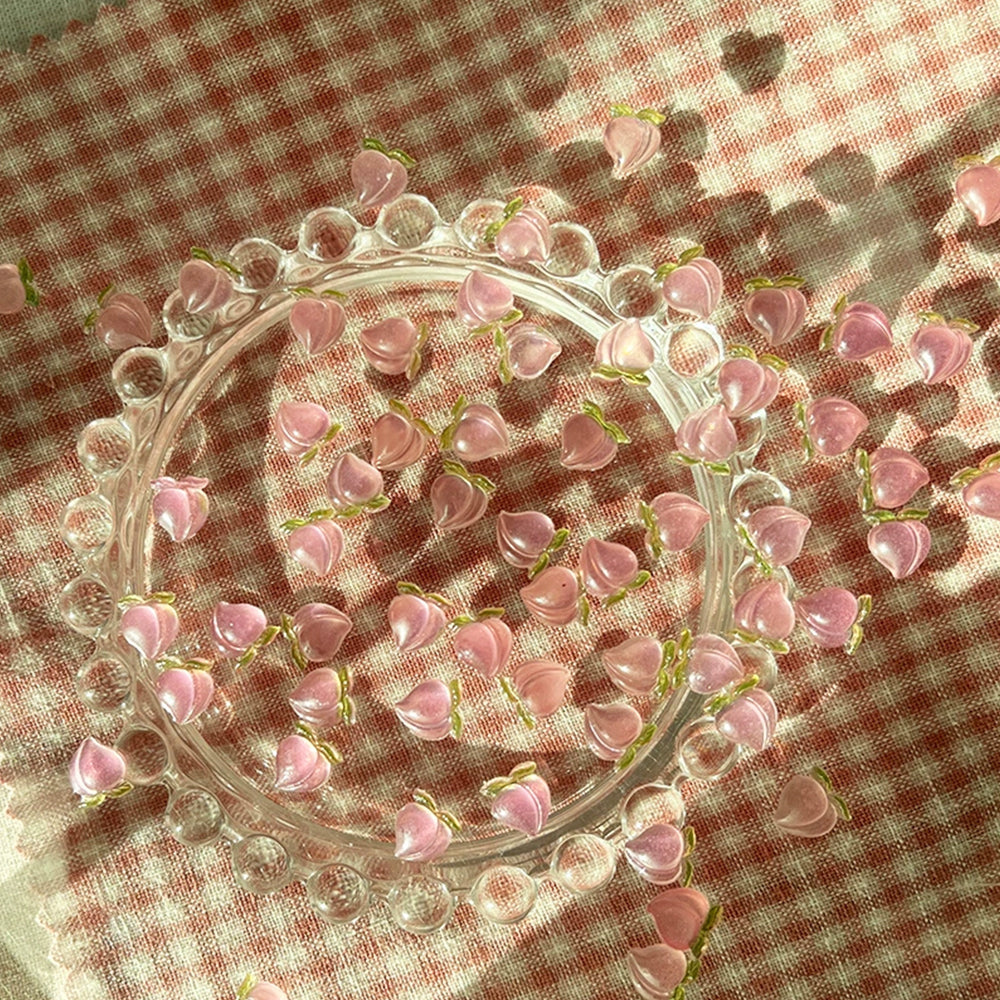 Peach Nail Art  Charms