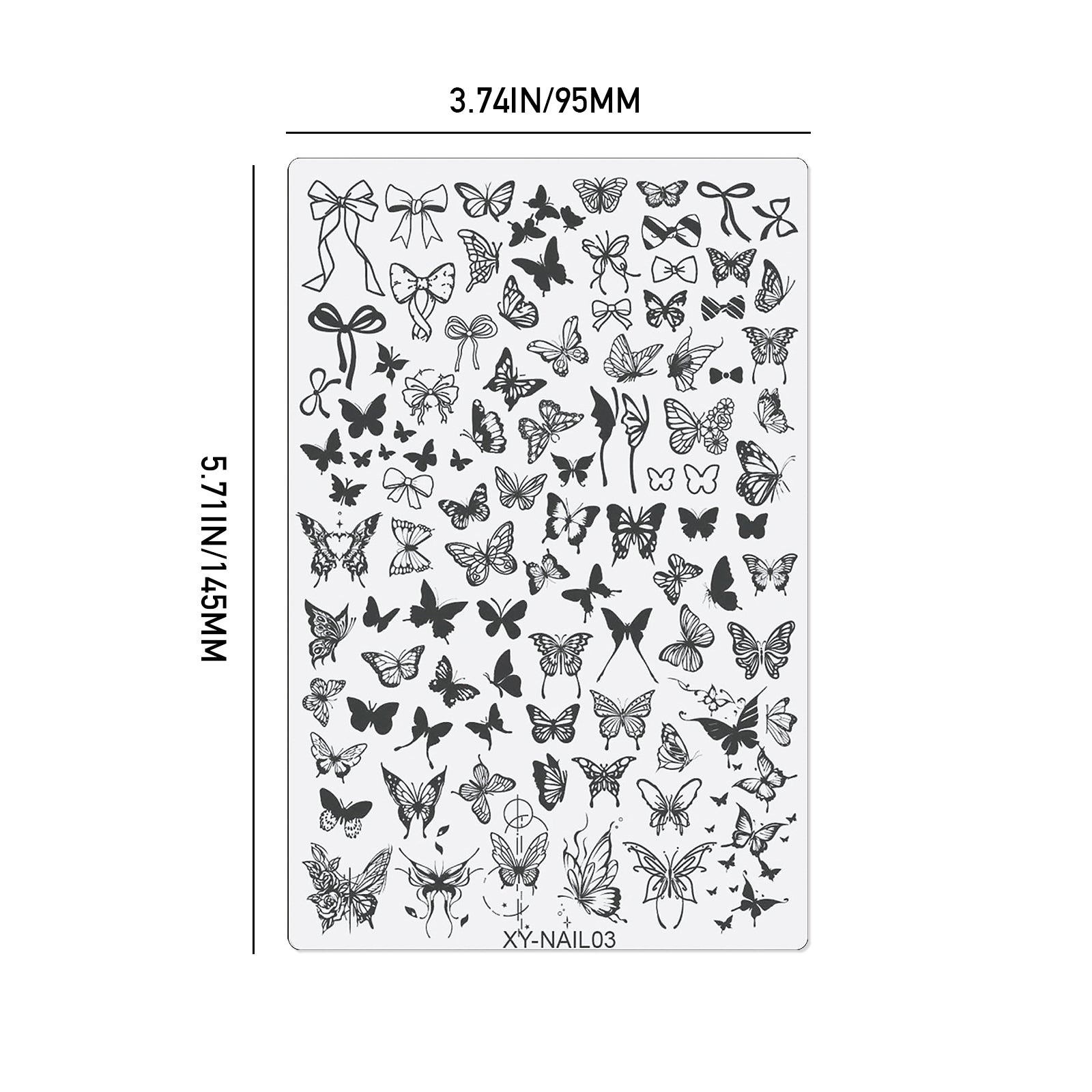 Nail Stamping Plates - Butterfly