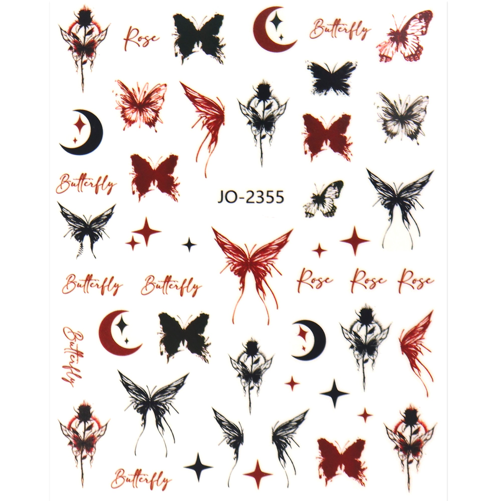 Nail Sticker - Dark Butterfly