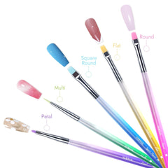 Rainbow Tint Nail Art Brush - Multi