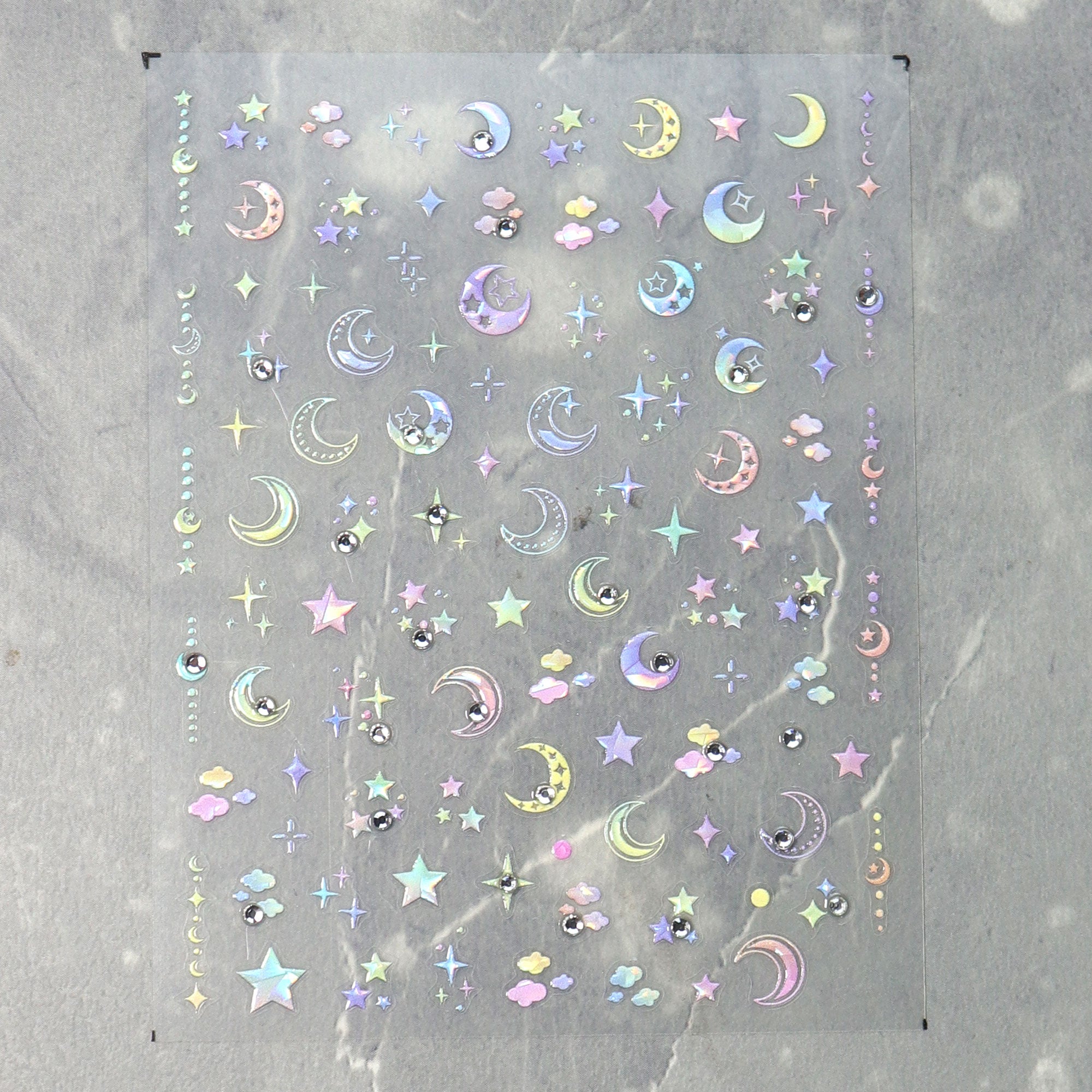 Rhinestone Nail Sticker - Dreamy Cosmos
