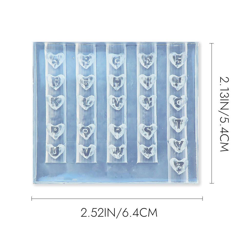 3D Nail Art Mold (Upgrade) - #45 Heart Letter