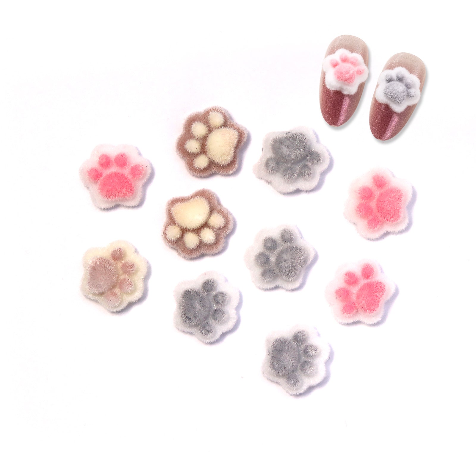 Cat Paw Nail Charms