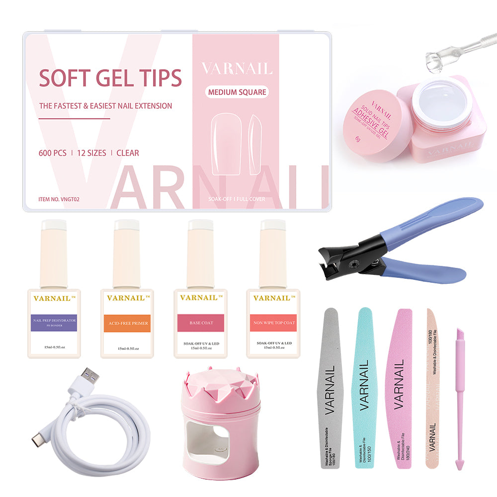 Gel Tip Starter Kit - 13 Pcs/Set