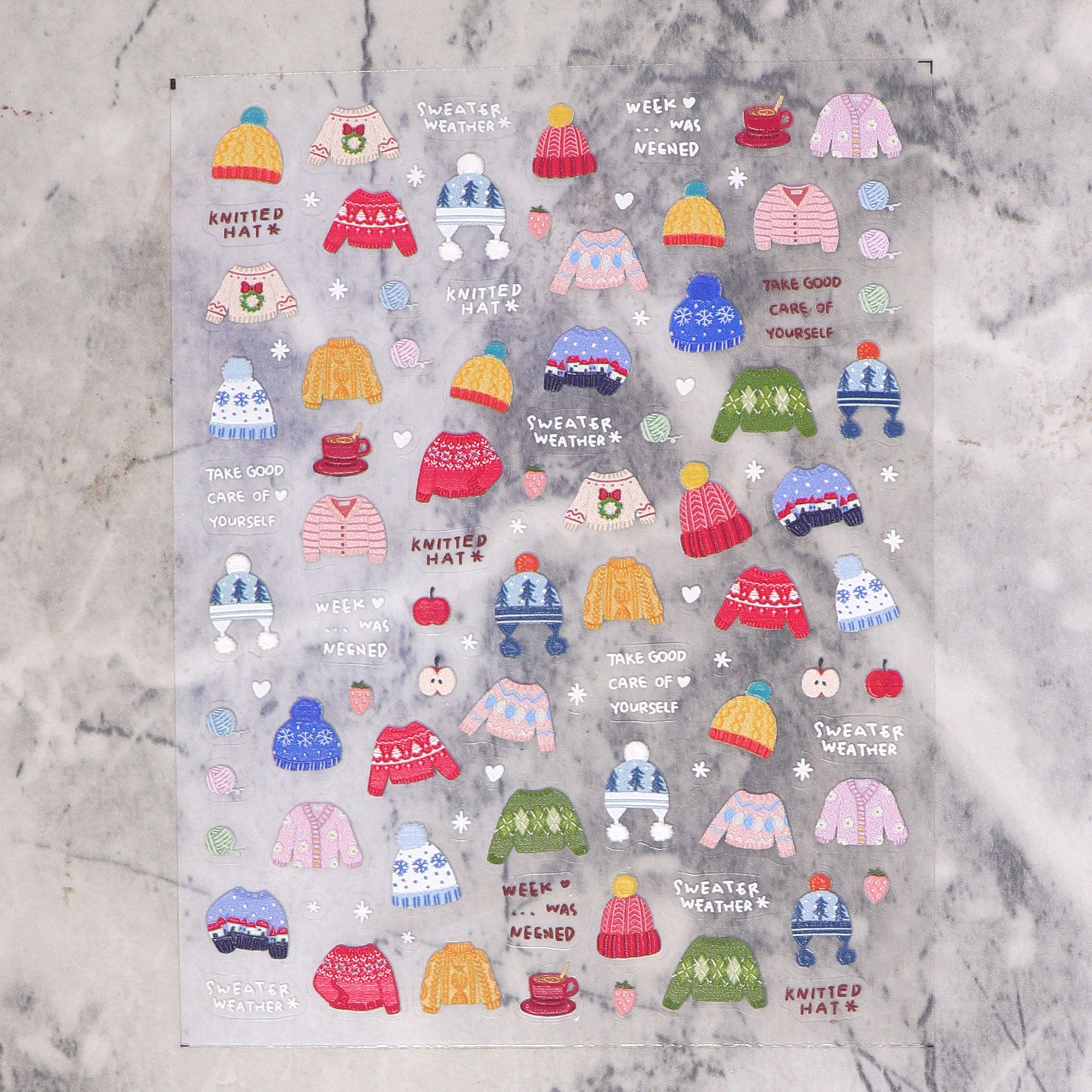5D Nail Sticker - Cute Sweater