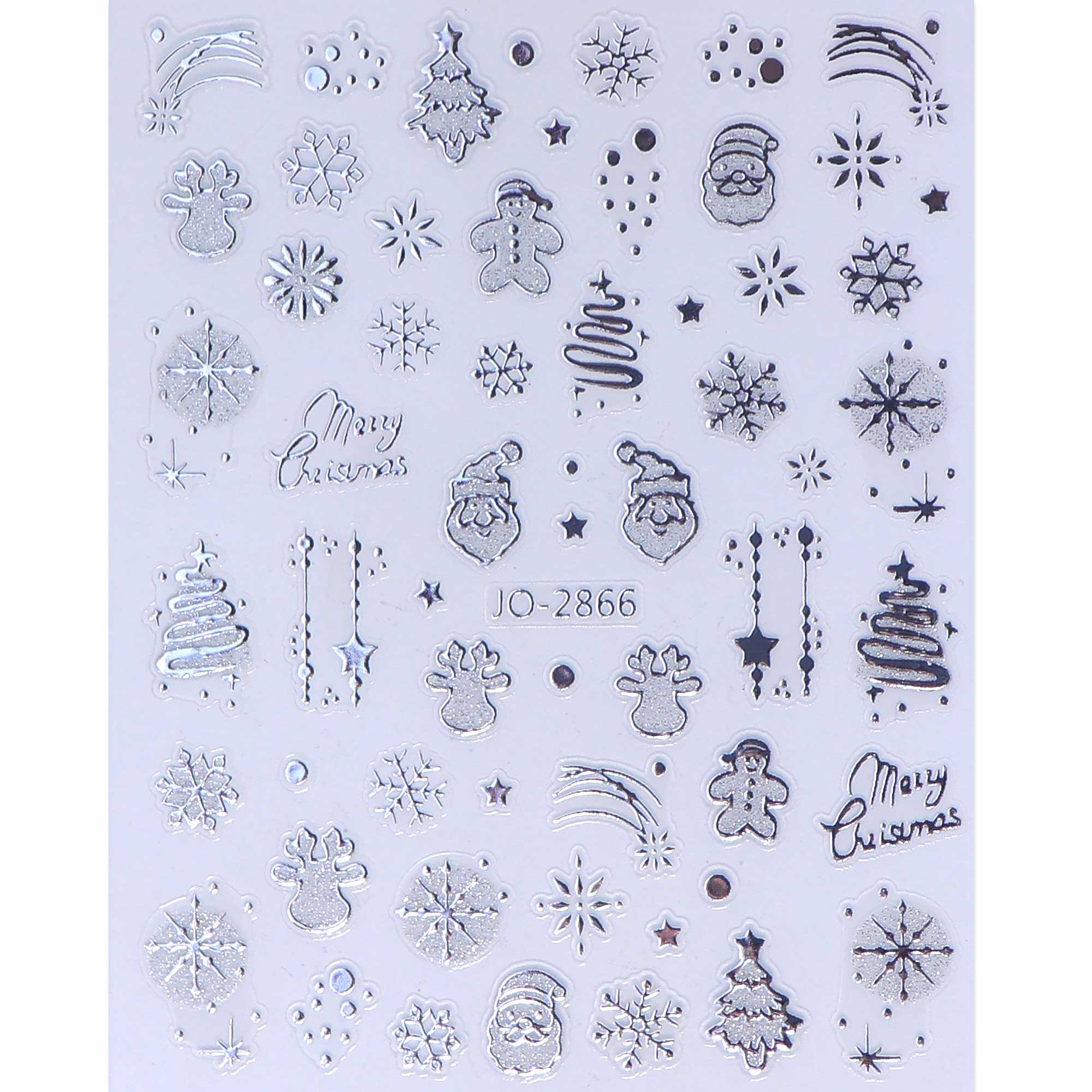 Nail Stickers - Christmas (Chrome)