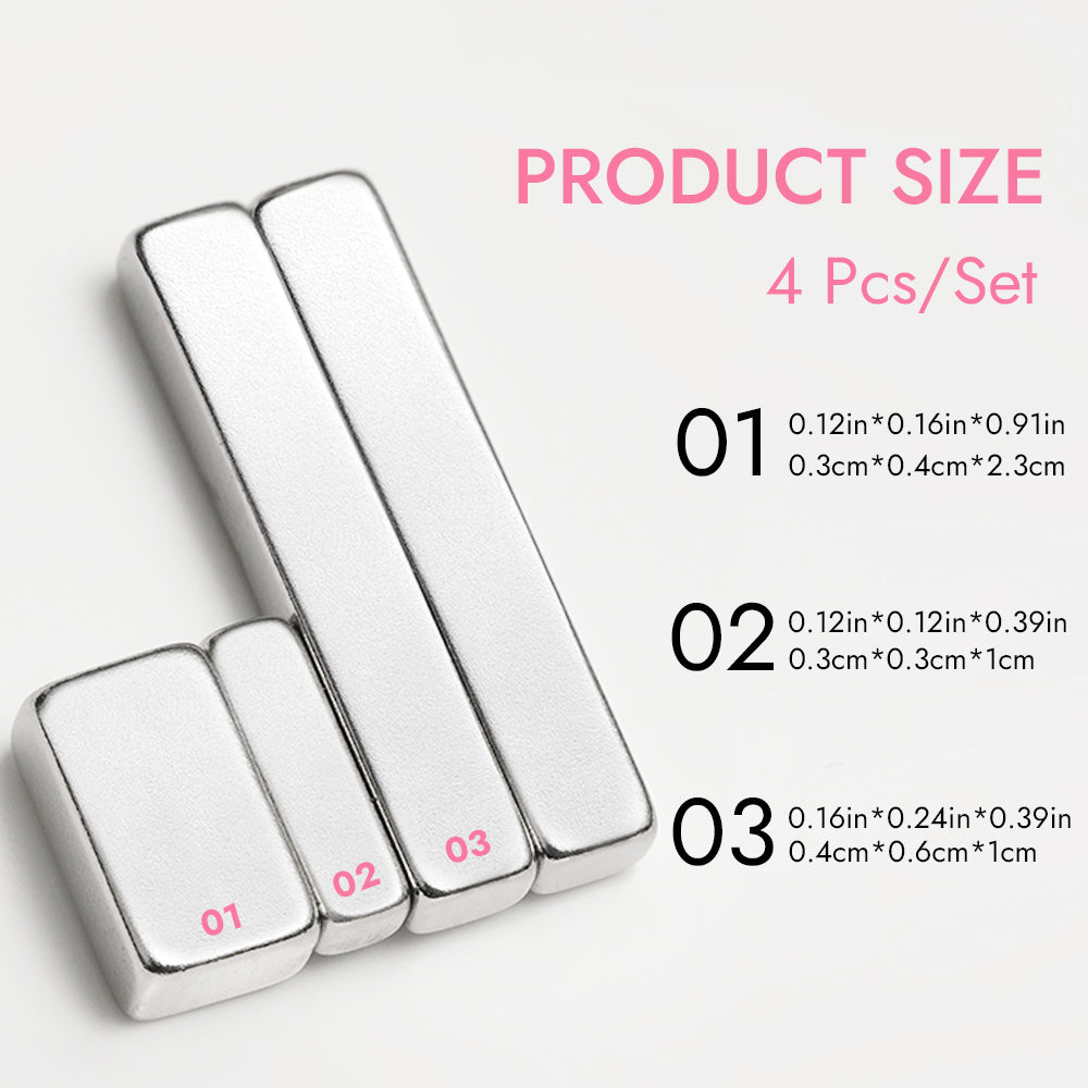 Cat Eye Nail Magnet 4Pcs/set