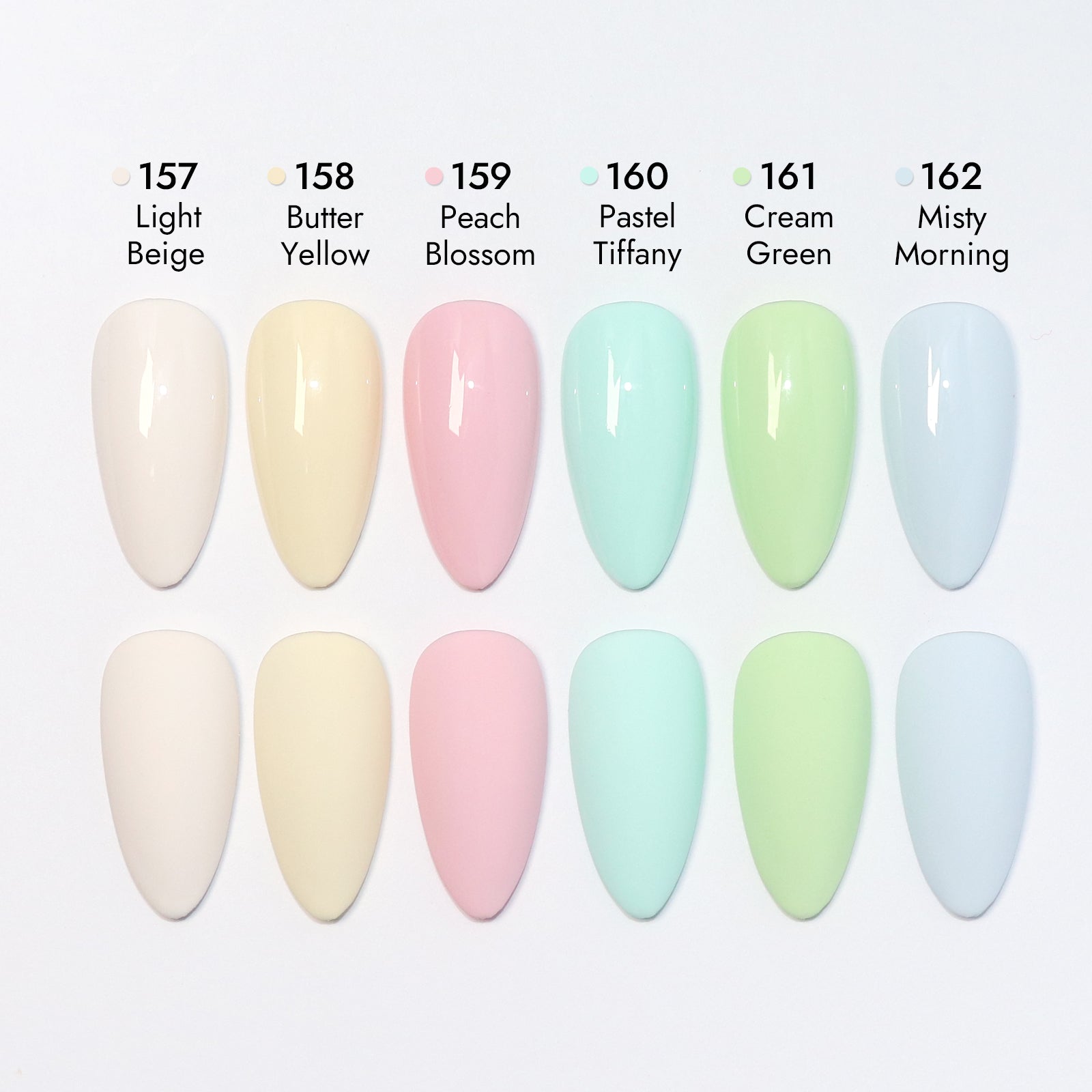 Hema-Free Color Gel Polish Set - S27 Pastel Dreams