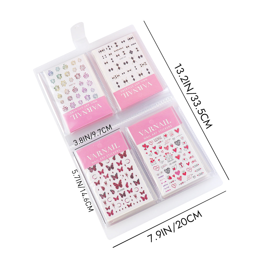 Nail Stickers Storage Book