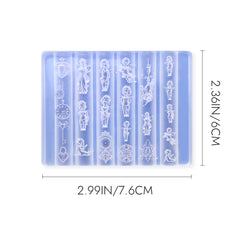 3D Nail Art Mold (Upgrade) - #46 Angel & Pocket Watch