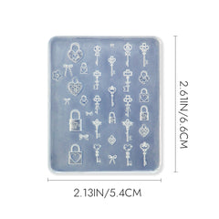 3D Nail Art Mold (Upgrade) - #44 Heart Lock