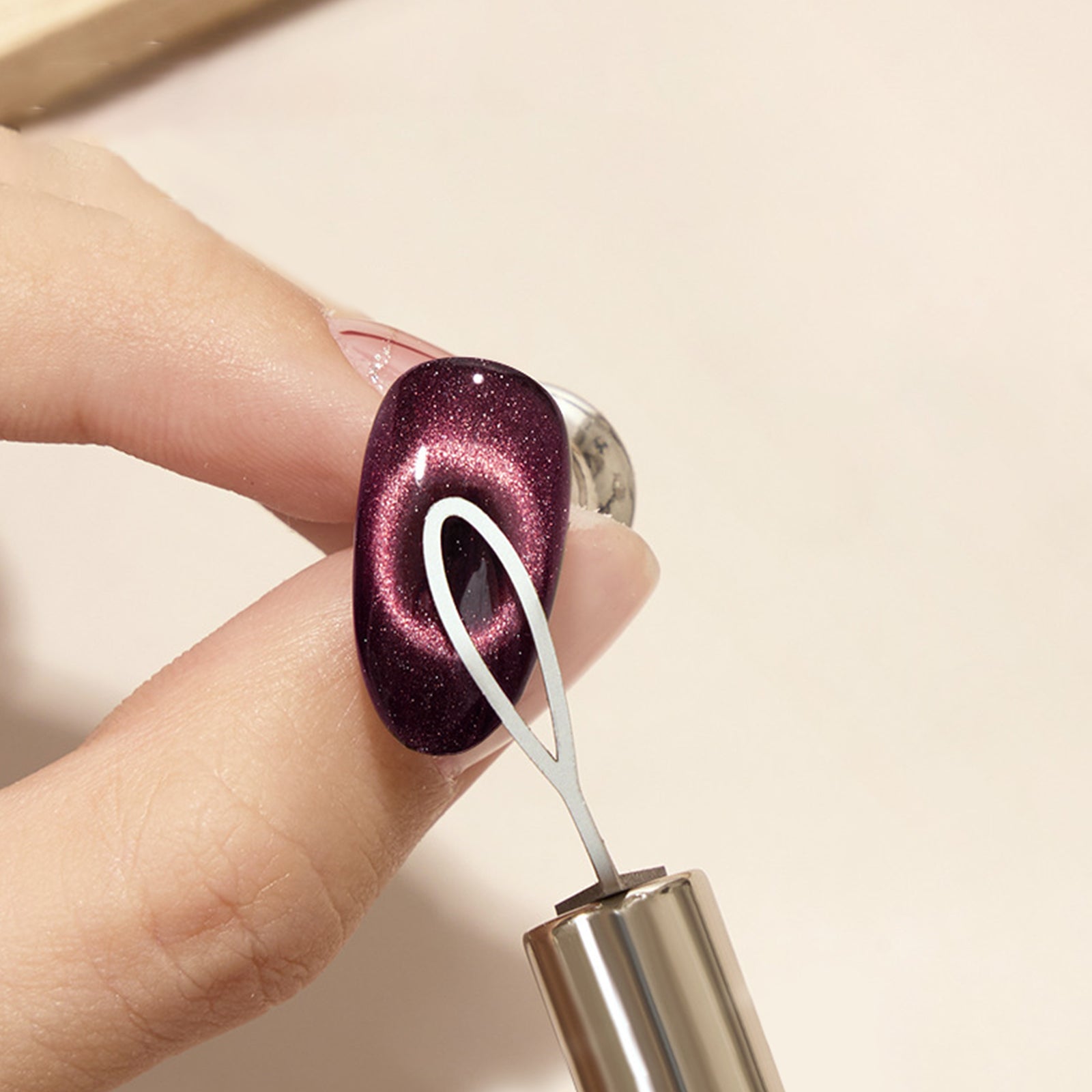 Hollow Cat Eye Nail Magnetic Tool
