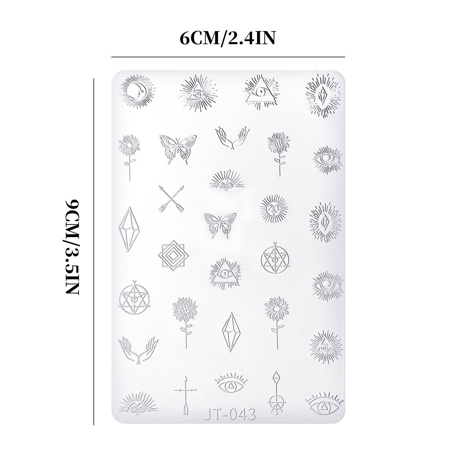 Nail Art Mold - JT043 Mystic Totem