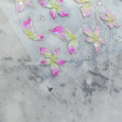 Jelly Nail Sticker - Crystal Lily