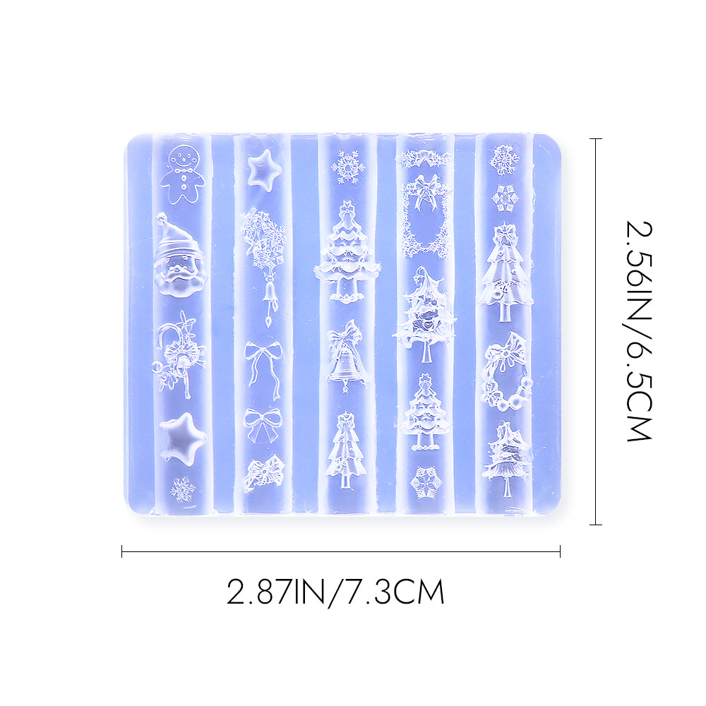3D Nail Art Mold (Upgrade) - #36 Christmas