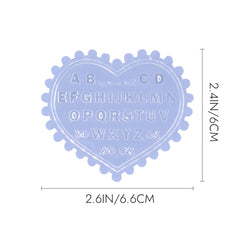 3D Nail Art Mold - #26 Uppercase Letters