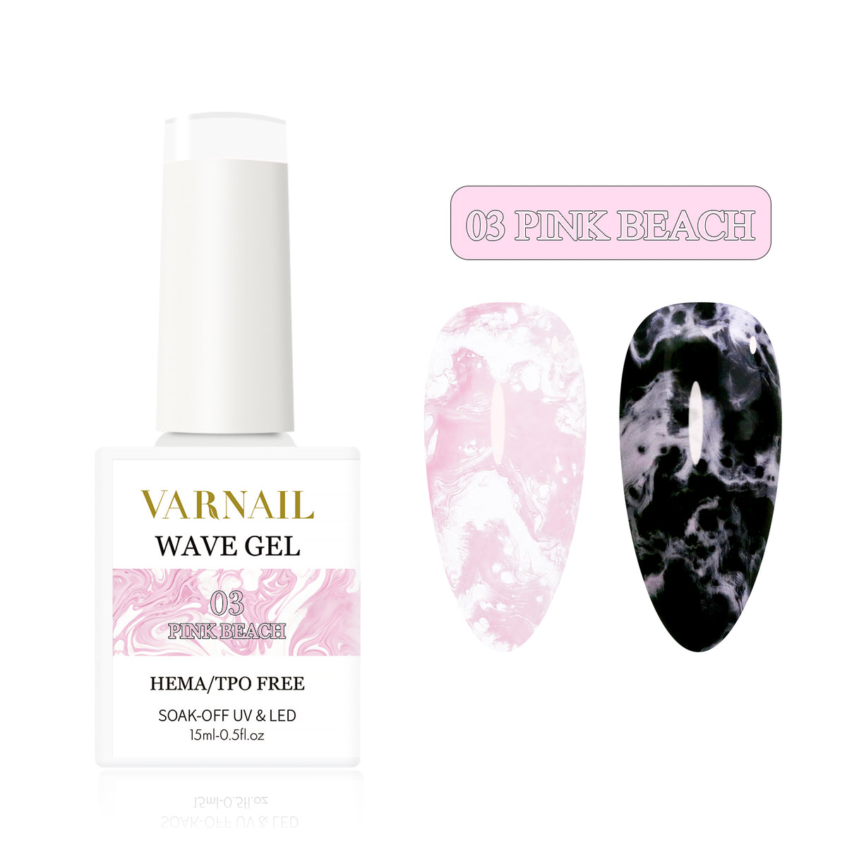 Hema-Free Ocean Wave Gel - 03 Pink Beach