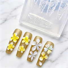 3D Nail Art Mold (Upgrade) - #49 Plumeria