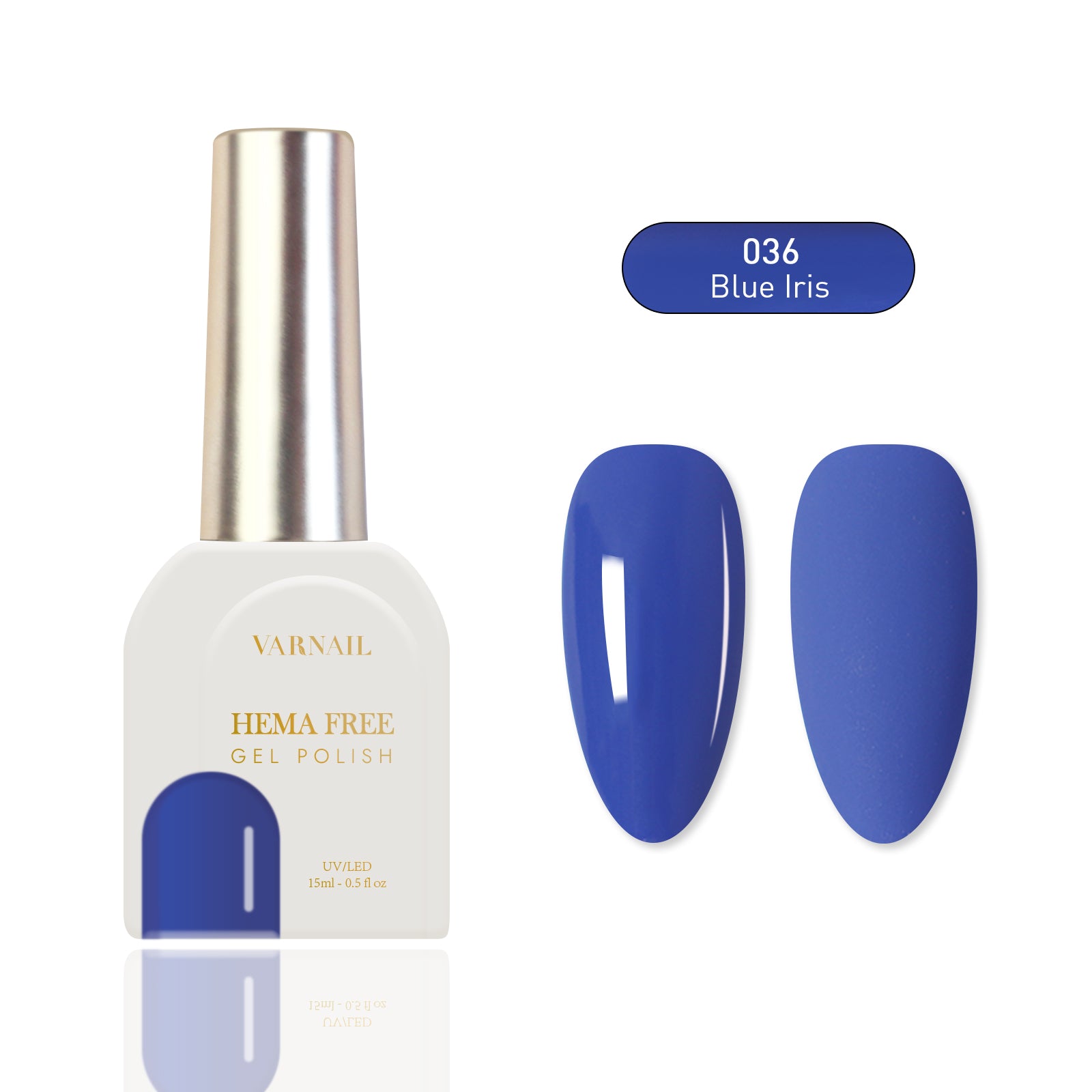 Hema-Free Gel Polish - 036 Blue Iris