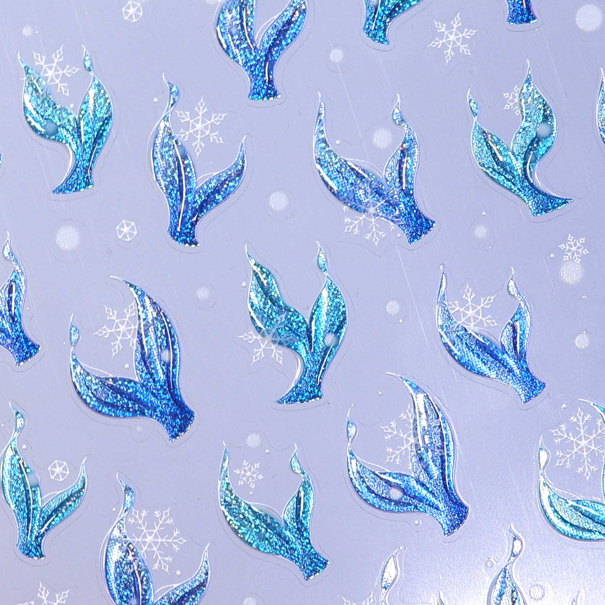 Jelly Nail Sticker - Snowflak Mermaid