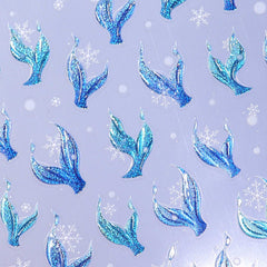 Jelly Nail Sticker - Snowflak Mermaid