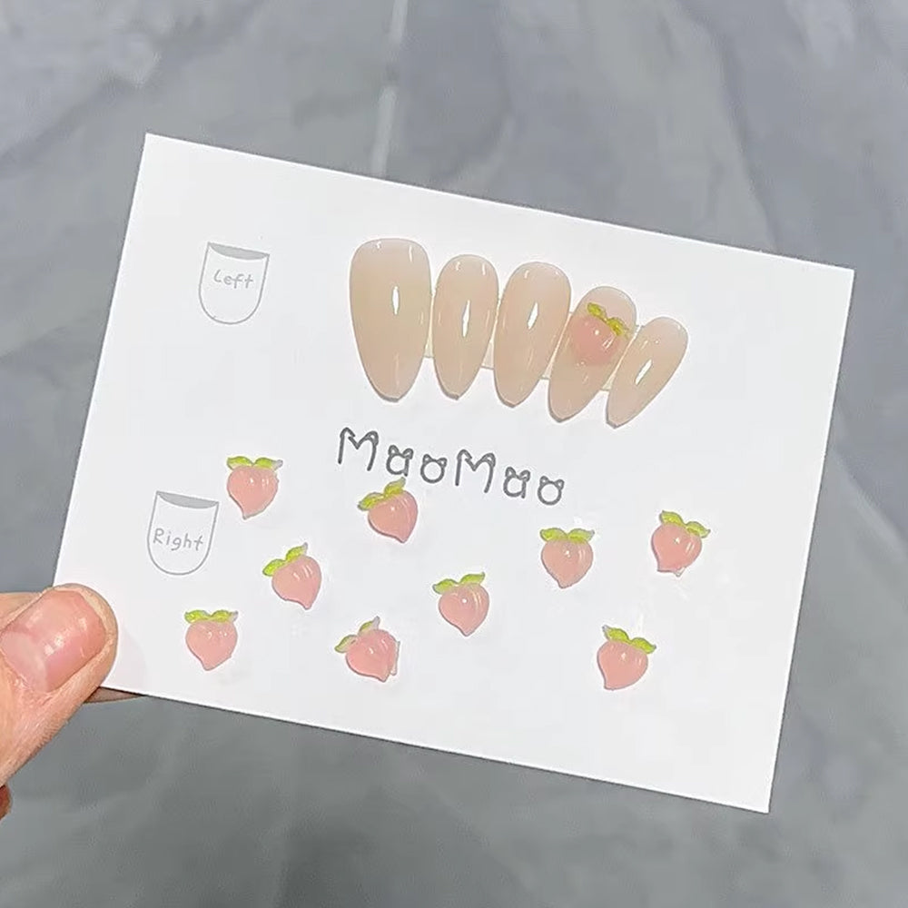 Peach Nail Art  Charms