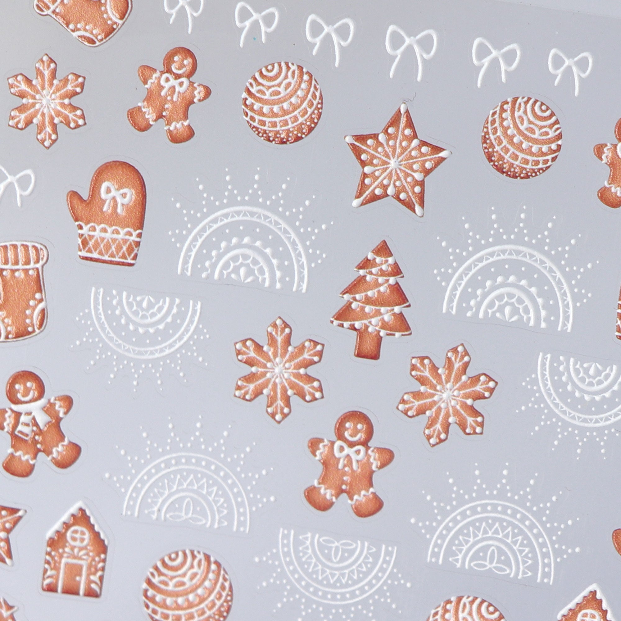 5D Nail Sticker - Christmas 05 (Gingerbread Man)