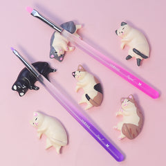Cat Nail Brush Holder