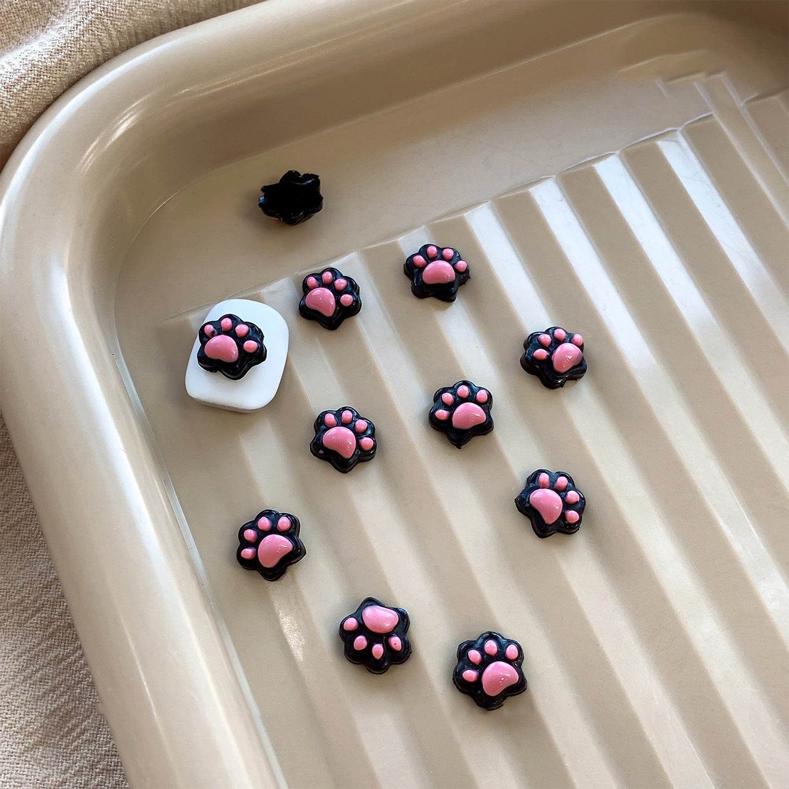 Cat Paw Nail Charms