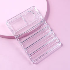 7 Slots Nail Art Palette with Brush Holder