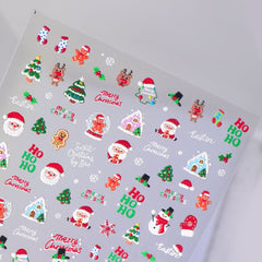 5D Nail Sticker - Santa Claus