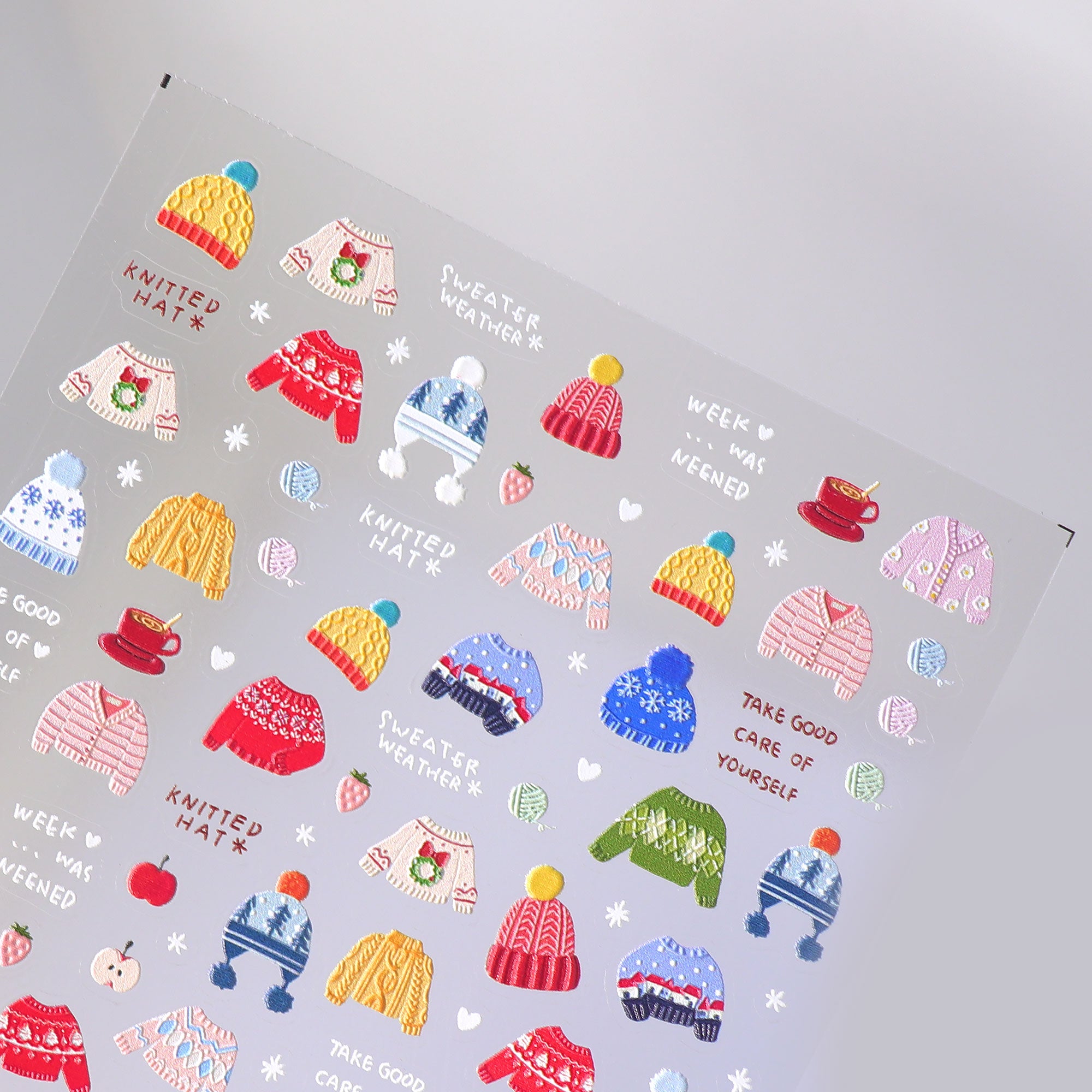 5D Nail Sticker - Cute Sweater