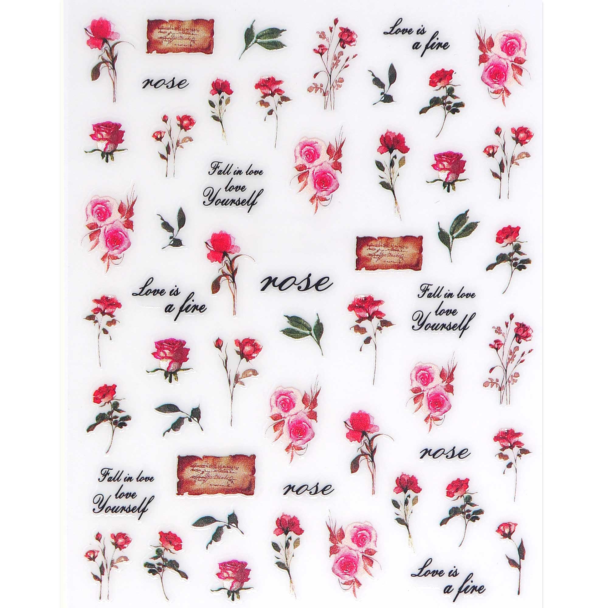 Nail Sticker - Rose