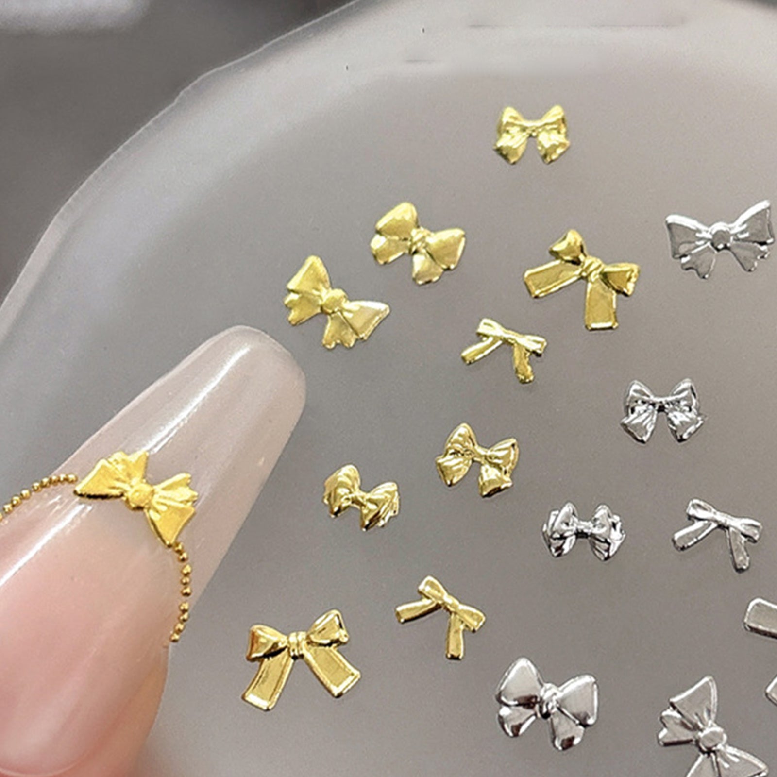 6 Grids Coquette Bow Charms