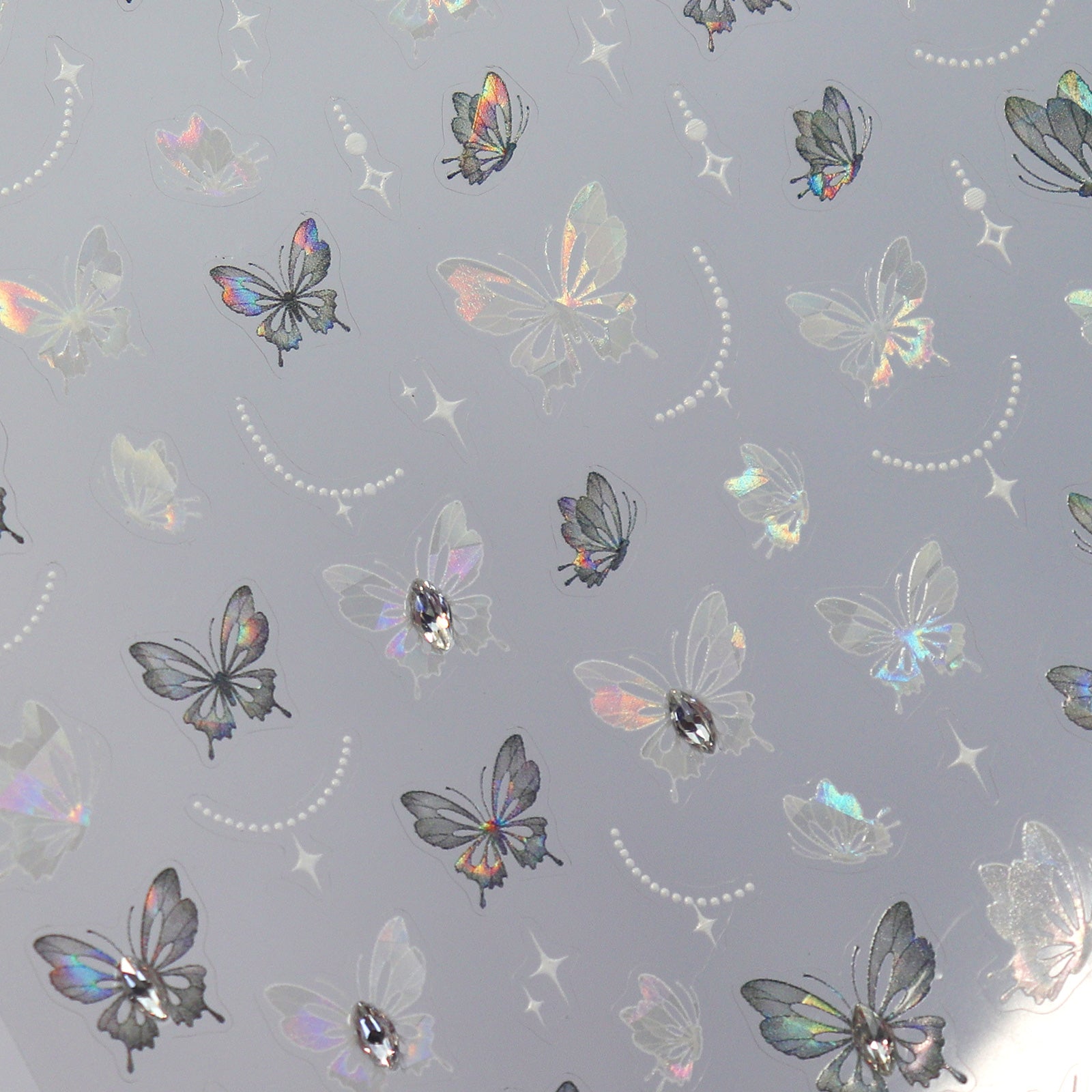 Rhinestone Nail Sticker - Goodnight Butterfly