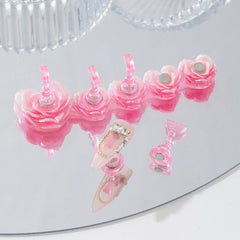 Rose Nail Practice Stand with Holders