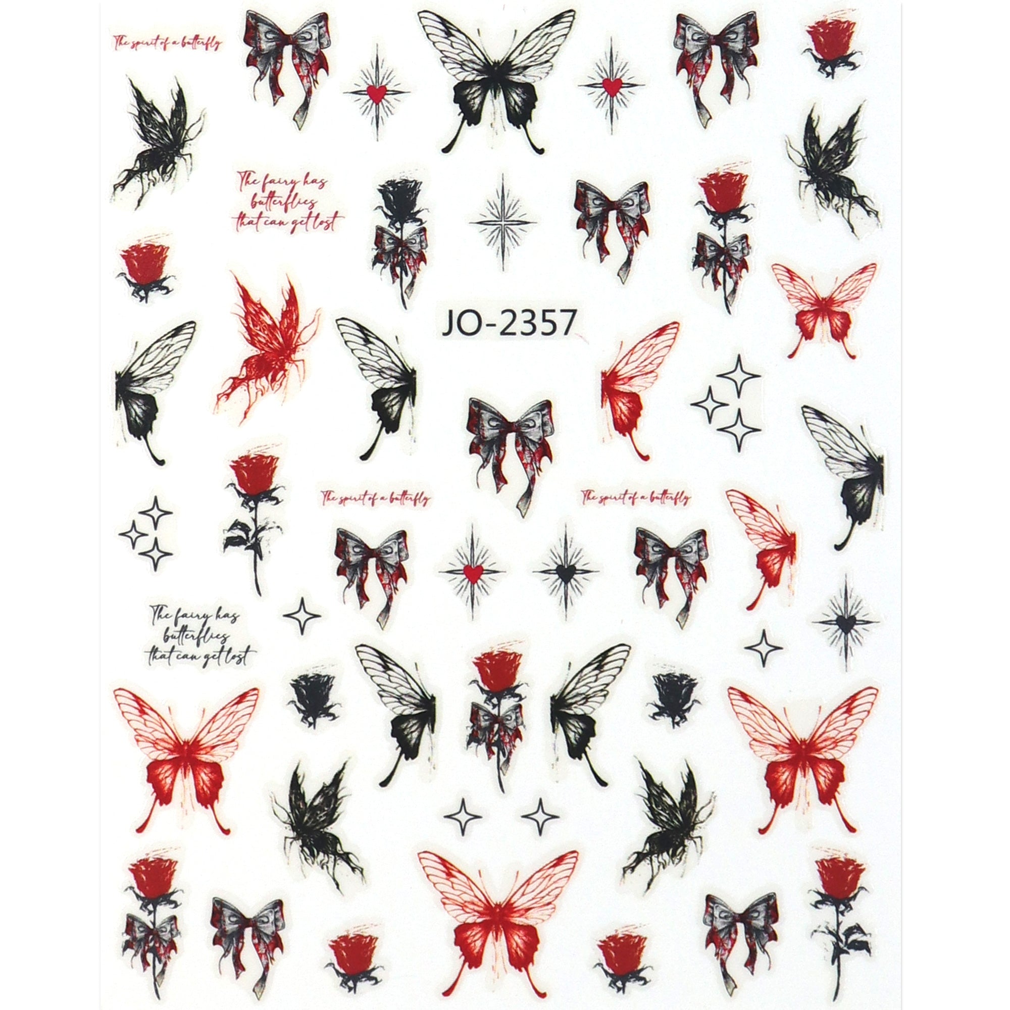 Nail Sticker - Dark Butterfly