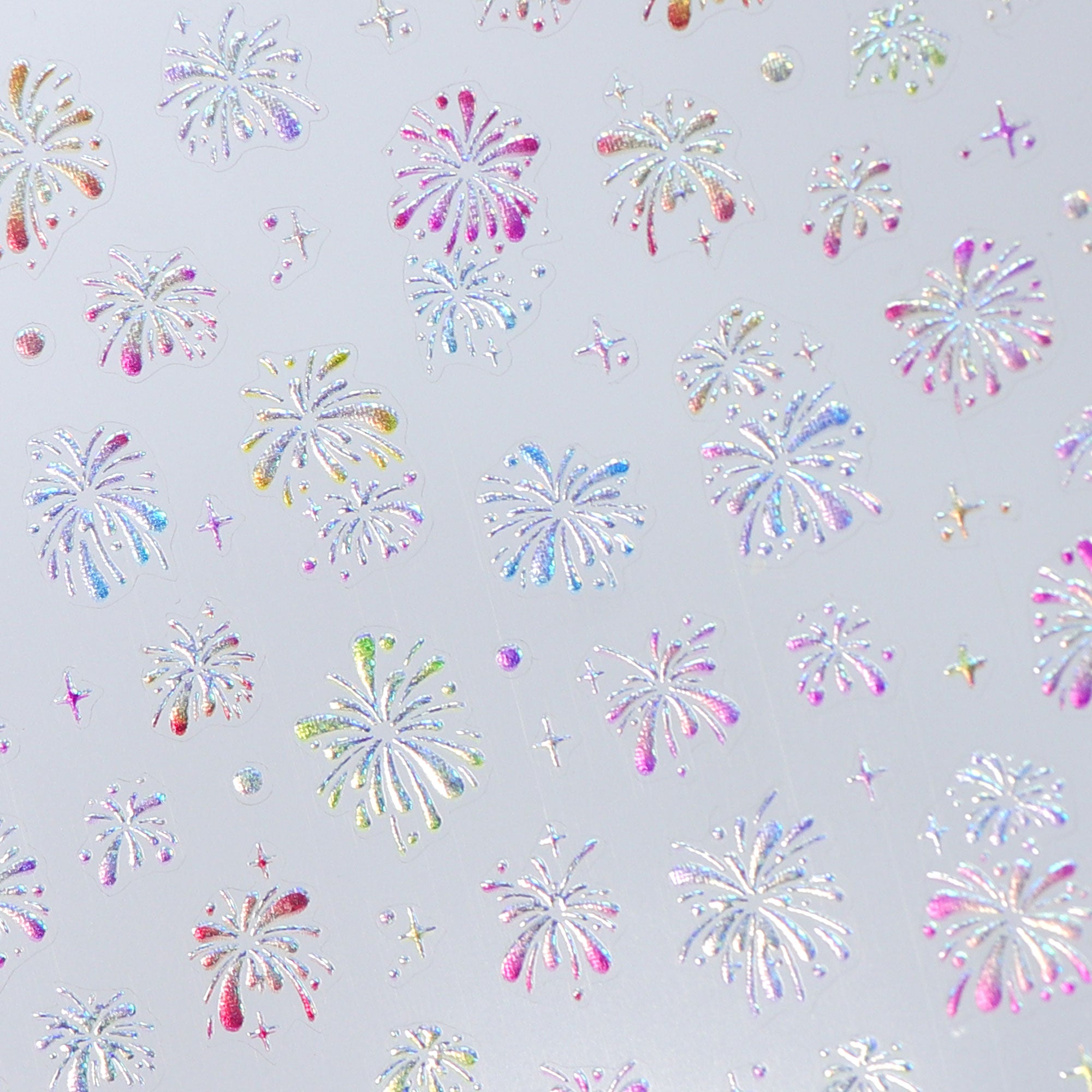 Chrome Nail Sticker - Brilliant Fireworks