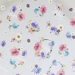 Chrome Nail Sticker - Dried Flowers