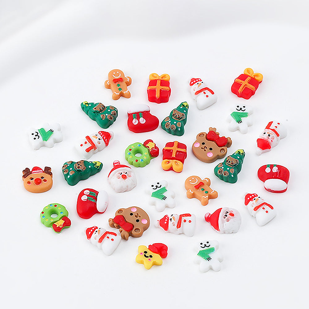 Christmas Nail Charms - Resin