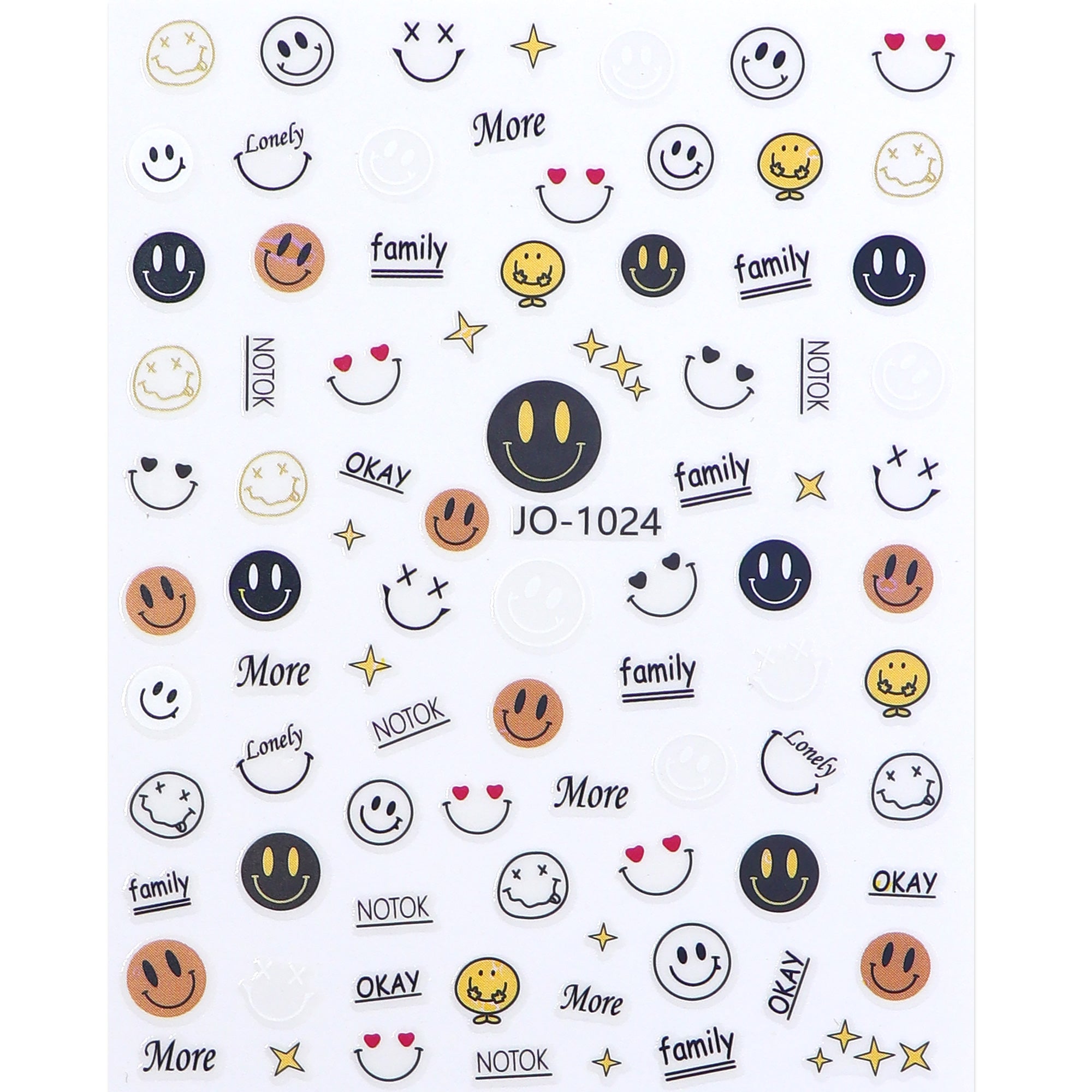 Nail Sticker - Emoticon