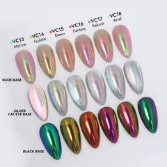 Aurora Mermaid Nail Chrome Powder - VC16 Fantasy