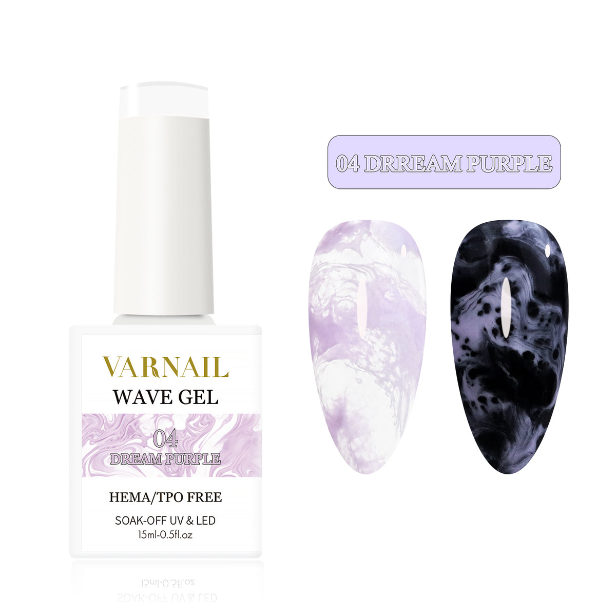 Hema-Free Ocean Wave Gel - 04 Dream Purple