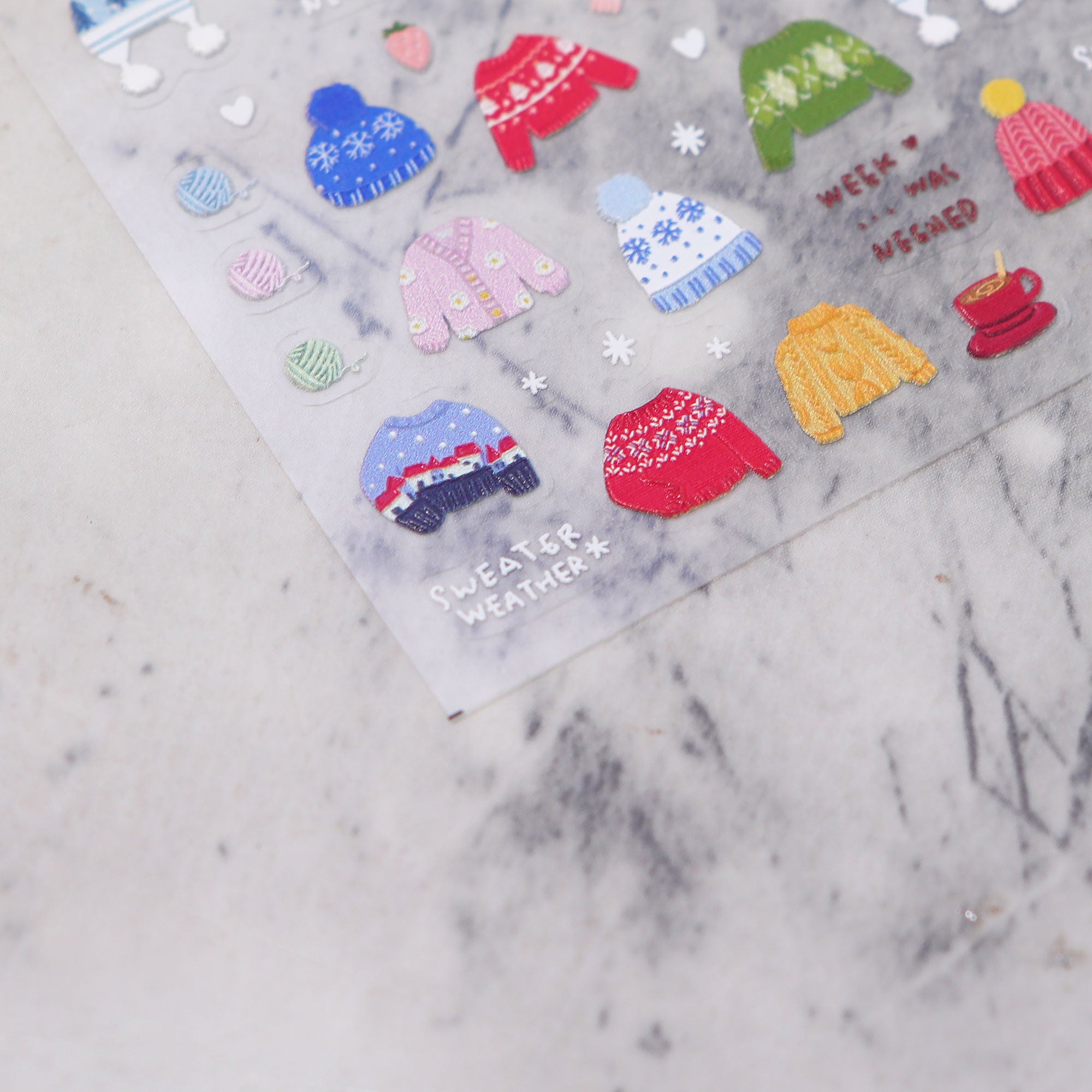 5D Nail Sticker - Cute Sweater