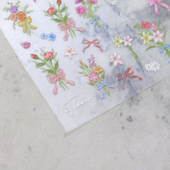 Shell Nail Sticker - Springtime Bouquet