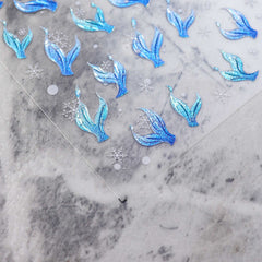 Jelly Nail Sticker - Snowflak Mermaid