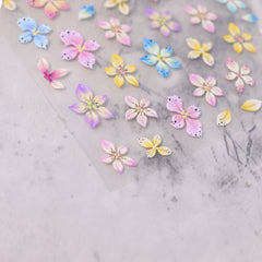 5D Nail Sticker - Lily FLower